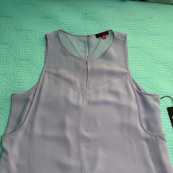 Vince camuto purple sheer panel top - Picture 2 of 13